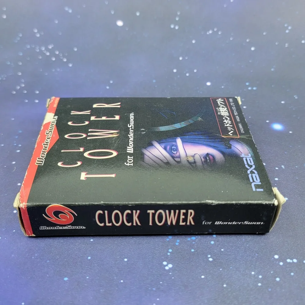 Clock Tower Bandai WonderSwan Japan Import Naxat Soft SWJ-KGT002 CIB Horror Game